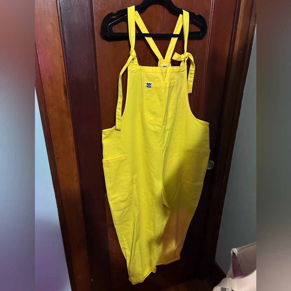 Lucy & Yak Bright Yellow Overalls